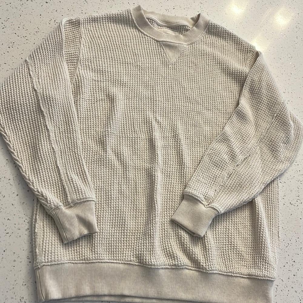 Aerie waffle knit top